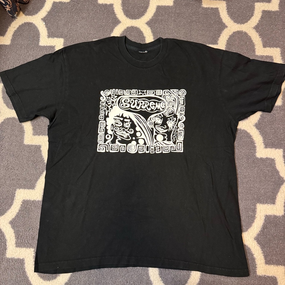 Supreme Black Graphic T-Shirt